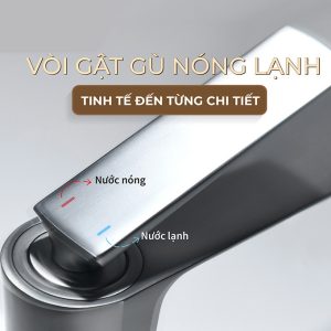 Ảnh công trình thực tế Vòi Lavabo Nóng Lạnh Thân Cao BASIC BW-47002