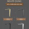Vòi Lavabo Nóng Lạnh Thân Cao BASIC BW-47002 - ảnh 3