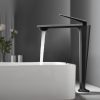 Vòi Lavabo Nóng Lạnh Thân Cao BASIC BW-47002B Đen