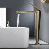 Vòi Lavabo Nóng Lạnh Thân Cao BASIC BW-47002BG Gold