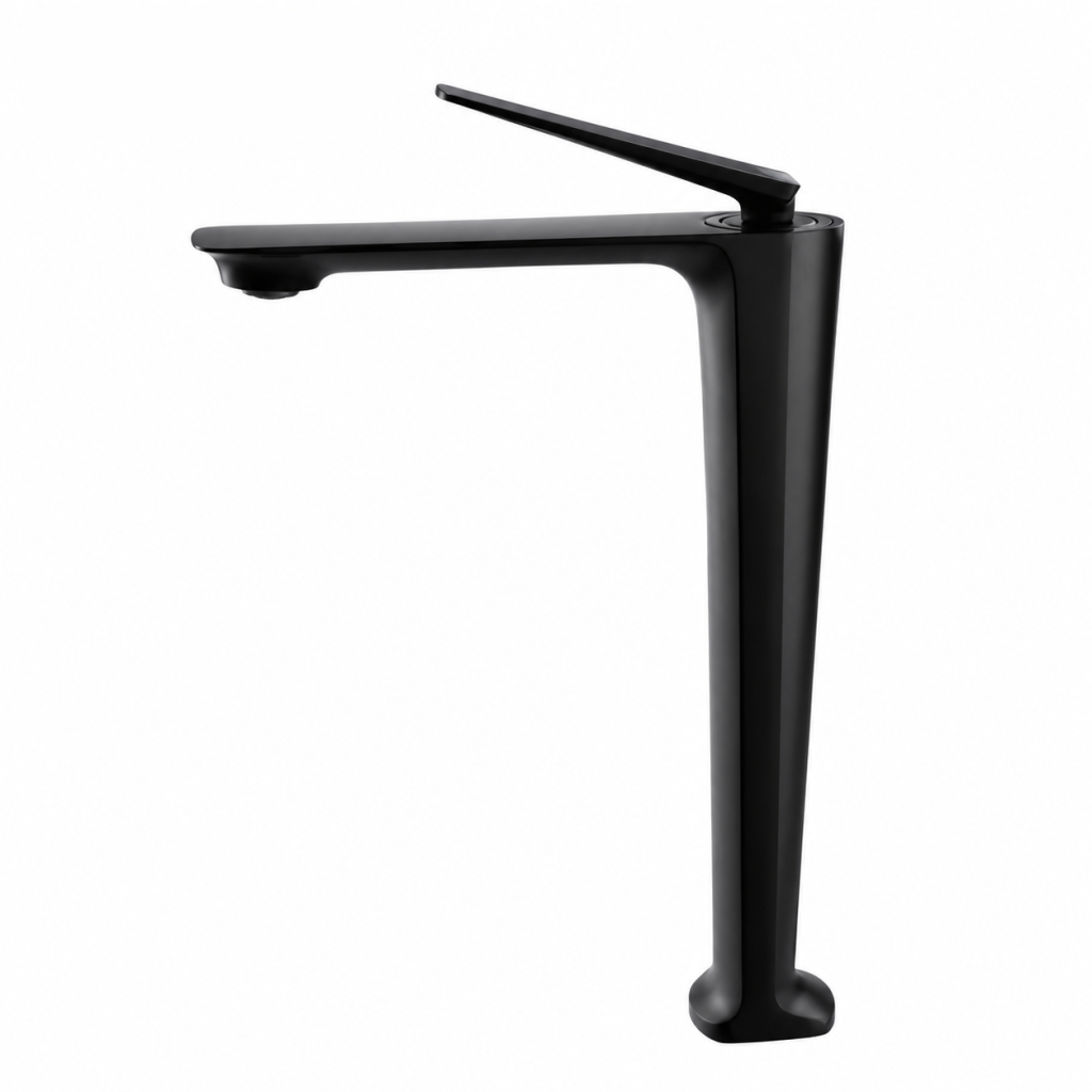 Vòi Lavabo Nóng Lạnh Thân Cao BASIC CAVOLI-HB Đen