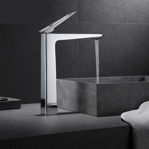 Ảnh công trình thực tế Vòi Lavabo Nóng Lạnh Thân Cao BASIC LUCAS-H