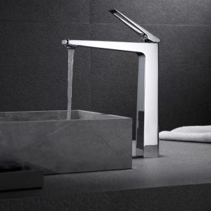 Vòi Lavabo Nóng Lạnh Thân Cao BASIC LUCAS-H