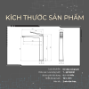 Vòi Lavabo Nóng Lạnh Thân Cao BASIC LUCAS-H