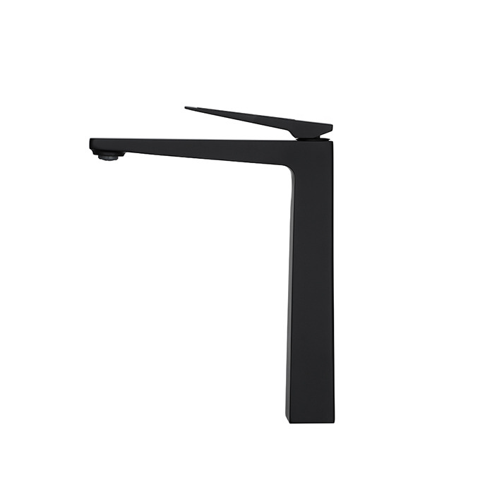 Vòi Lavabo Nóng Lạnh Thân Cao BASIC LUCAS-HB Đen