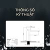 Vòi Lavabo Nóng Lạnh Thân Thấp BASIC BW-45355 - ảnh 5