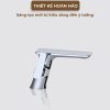 Vòi Lavabo Nóng Lạnh Thân Thấp BASIC BW-45580 - ảnh 2