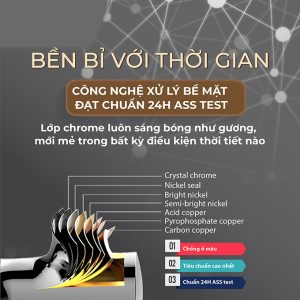 Ảnh công trình thực tế Vòi Lavabo Nóng Lạnh Thân Cao BASIC BW-46022