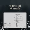 Vòi Lavabo Nóng Lạnh Thân Thấp BASIC BW-46021 - ảnh 5