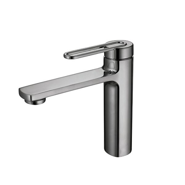 Vòi Lavabo Nóng Lạnh Thân Thấp BASIC CARA-LT Titan