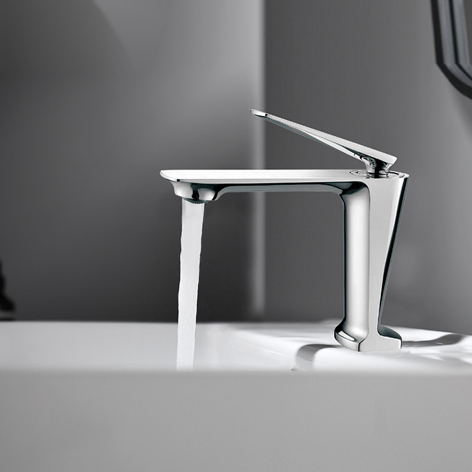 Vòi Lavabo Nóng Lạnh Thân Thấp BASIC CAVOLI-L