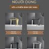 Vòi Lavabo Nóng Lạnh Thân Thấp BASIC CAVOLI-LB Đen