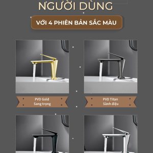Ảnh công trình thực tế Vòi Lavabo Nóng Lạnh Thân Thấp BASIC CAVOLI-L