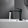 Vòi Lavabo Nóng Lạnh Thân Thấp BASIC CAVOLI-LB Đen