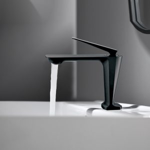 Vòi Lavabo Nóng Lạnh Thân Thấp BASIC CAVOLI-LB Đen