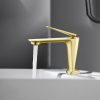 Vòi Lavabo Nóng Lạnh Thân Thấp BASIC CAVOLI-LG Gold