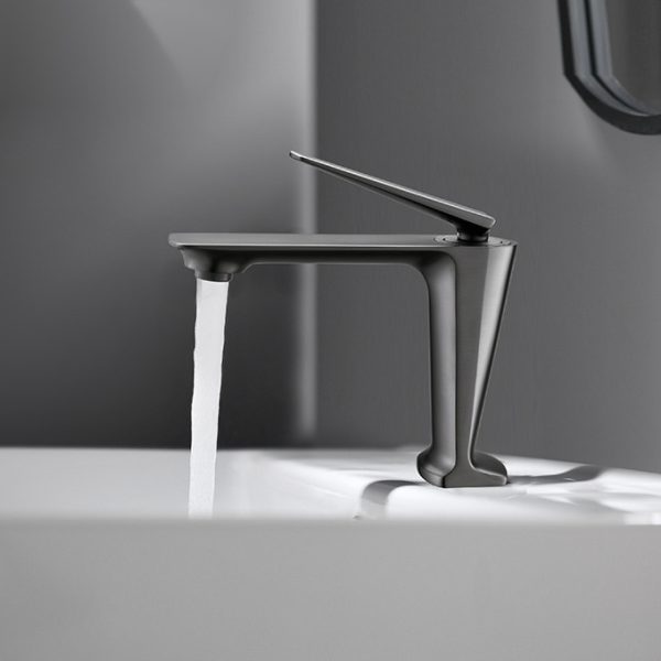 Vòi Lavabo Nóng Lạnh Thân Thấp BASIC CAVOLI-LT Titan