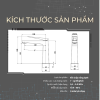 Vòi Lavabo Nóng Lạnh Thân Thấp BASIC LUCAS-L - ảnh 2