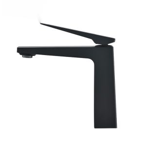 Vòi Lavabo Nóng Lạnh Thân Thấp BASIC LUCAS-LB Đen