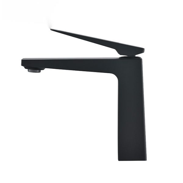 Vòi Lavabo Nóng Lạnh Thân Thấp BASIC LUCAS-LB Đen