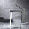 Vòi Lavabo Nóng Lạnh Thân Thấp BASIC LUCAS-LT Titan