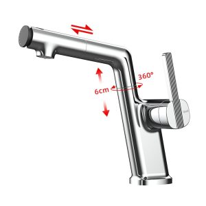 Ảnh công trình thực tế Vòi Lavabo Rút Dây Ecod EVR1026