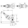 Vòi nước lạnh gắn tường TOTO T28UNH13 thân hợp kim đồng - ảnh 3