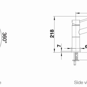 Ảnh công trình thực tế Vòi Rửa Bát Blanco TGB.ALTA Rock