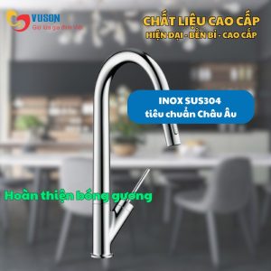 Ảnh công trình thực tế Vòi Rửa Bát Eurogold EUF510CR