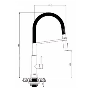Ảnh công trình thực tế Vòi Rửa Bát Eurogold EUF528CM