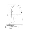 Vòi Rửa Bát Eurogold EVF118DR (EUF118DR) - ảnh 2