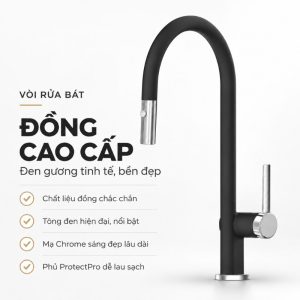 Ảnh công trình thực tế Vòi Rửa Bát Eurogold EVF515DR