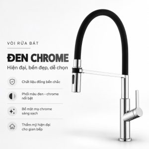 Ảnh công trình thực tế Vòi Rửa Bát Eurogold EVF528CM