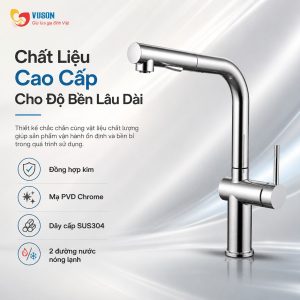 Ảnh công trình thực tế Vòi Rửa Bát GrandX GXF02 Luxury
