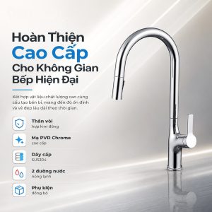 Ảnh công trình thực tế Vòi Rửa Bát GrandX GXF17