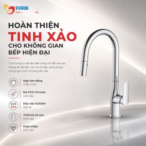 Ảnh công trình thực tế Vòi Rửa Bát GrandX GXF19