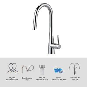 Ảnh công trình thực tế Vòi Rửa Bát Kluger KLF0009SC