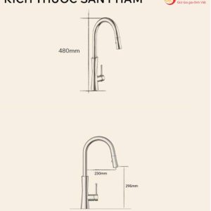 Ảnh công trình thực tế Vòi Rửa Bát Kocher LUX S01