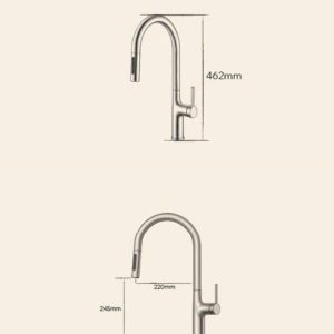 Ảnh công trình thực tế Vòi Rửa Bát Kocher S304