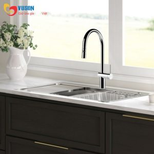 Ảnh công trình thực tế Vòi Rửa Bát Konox Resta Chrome
