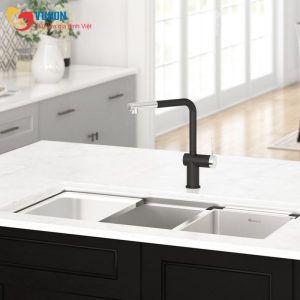 Ảnh công trình thực tế Vòi Rửa Bát Konox Stella Black