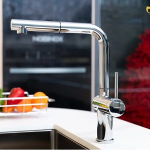 Ảnh công trình thực tế Vòi Rửa Bát NOBINOX BIANCO NX601