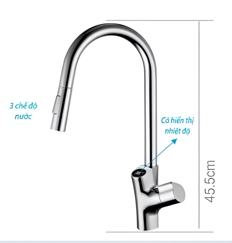 Vòi Rửa Bát Nóng Lạnh B-Gem BG-005K