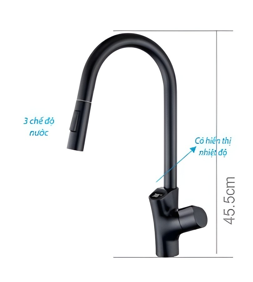 Vòi Rửa Bát Nóng Lạnh B-Gem BG-005KD