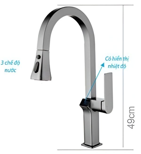 Vòi Rửa Bát Nóng Lạnh B-Gem BG-007N