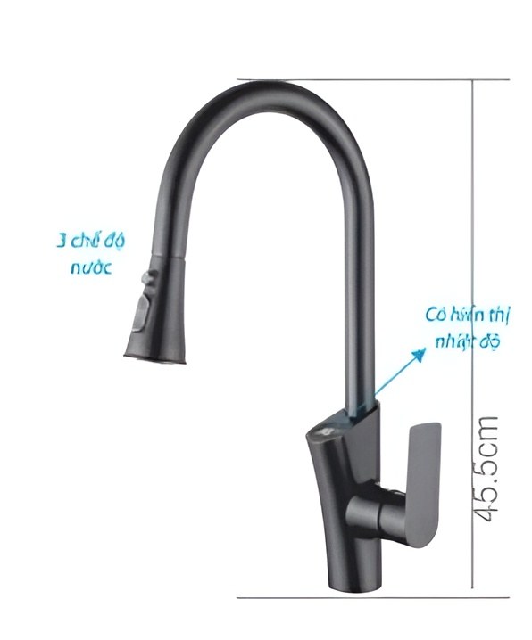 Vòi Rửa Bát Nóng Lạnh B-Gem BG-008KX