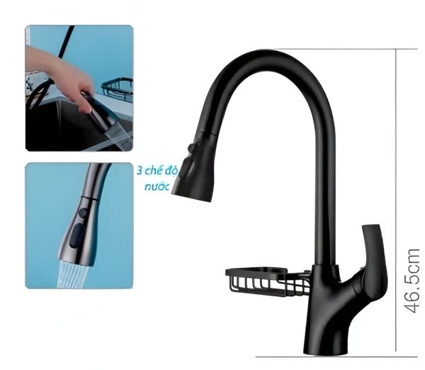 Vòi Rửa Bát Nóng Lạnh B-Gem BG-009KD