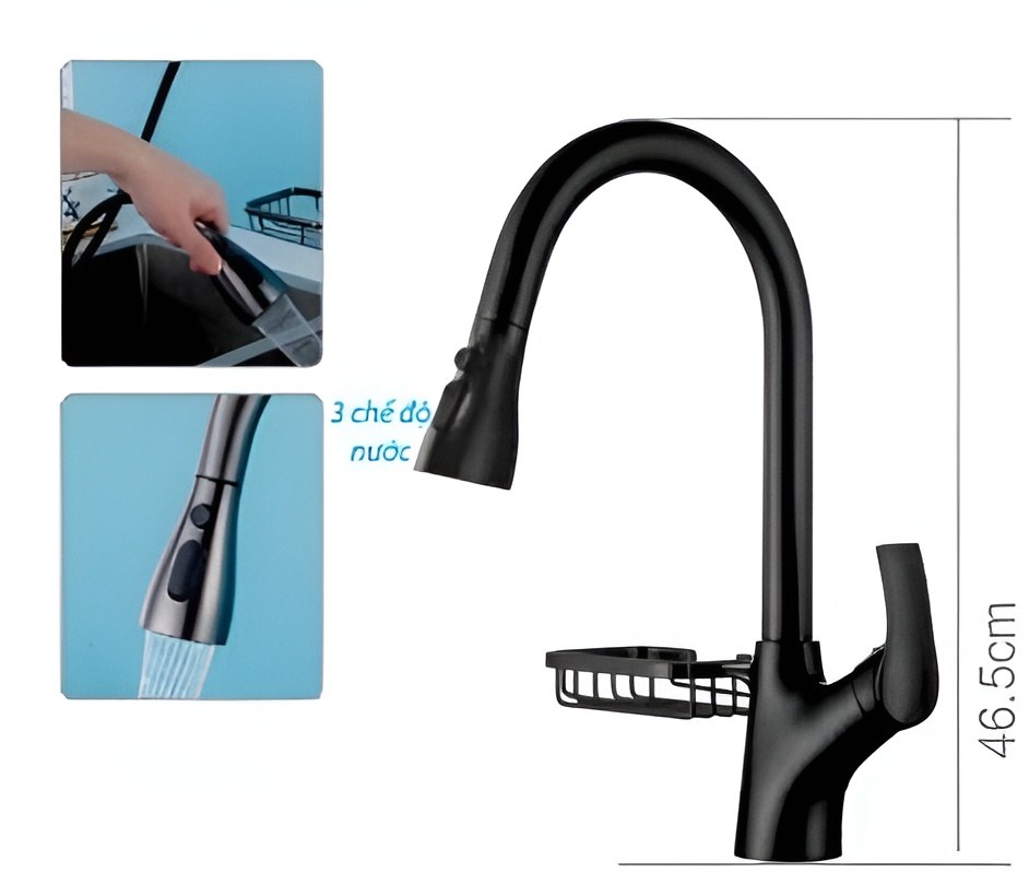 Vòi Rửa Bát Nóng Lạnh B-Gem BG-009KD