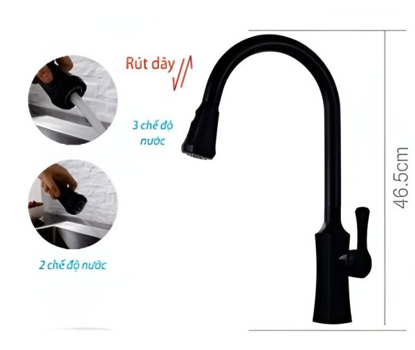 Vòi Rửa Bát Nóng Lạnh B-Gem BG-A01K
