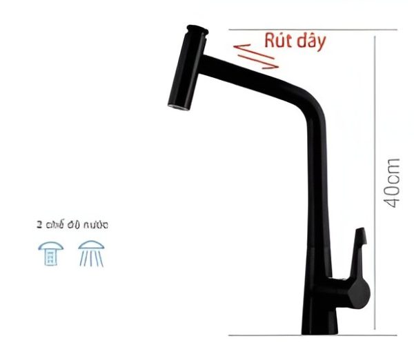 Vòi Rửa Bát Nóng Lạnh B-Gem BG-A02